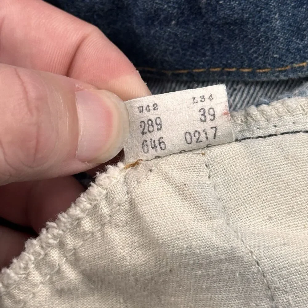 Levis 646 Orange Tab Flared Bell Bottoms Men's 35x31 True Vintage 70s 80s VTG
